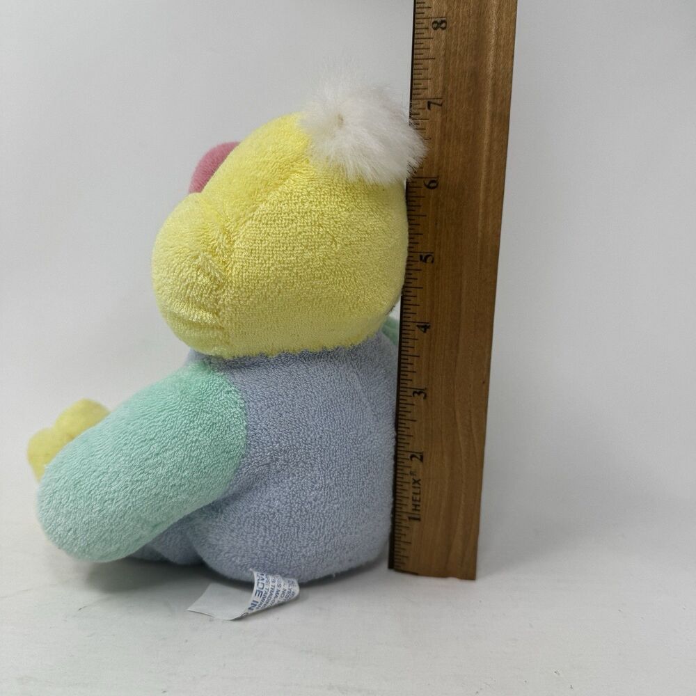 Vintage TB Trading Company Pastel My First Chick Plush Terry Cloth Rattle Easter - Picture 5 of 6